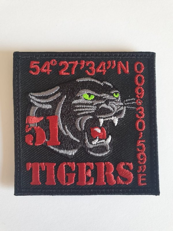 51 Tigers Pocketpatch "Quadratisch"