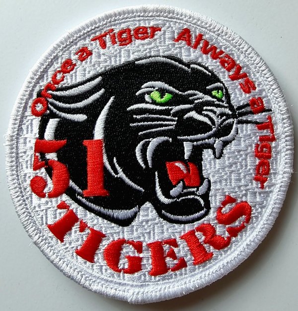 51 Tigers Once a Tiger Always a Tiger ROT/WEIß