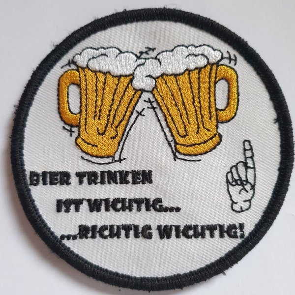 Funpatch Bier trinken ist wichtig...